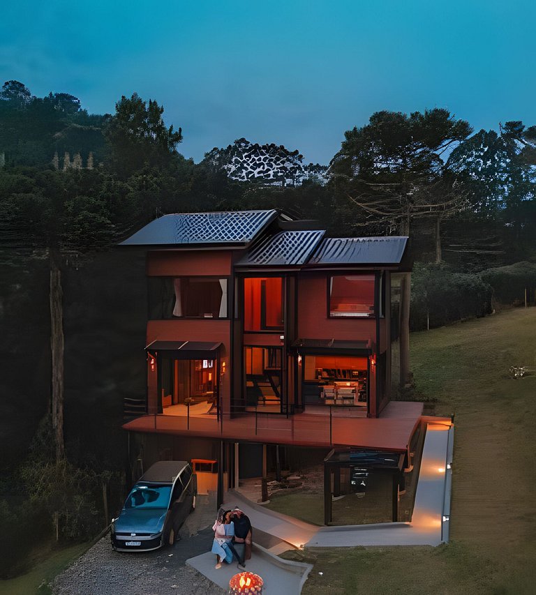 Chalé Com Hidromassagem e Vista Para as Montanhas