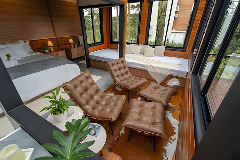 Cabana em Urubici com Banheira de Hidromassagem.