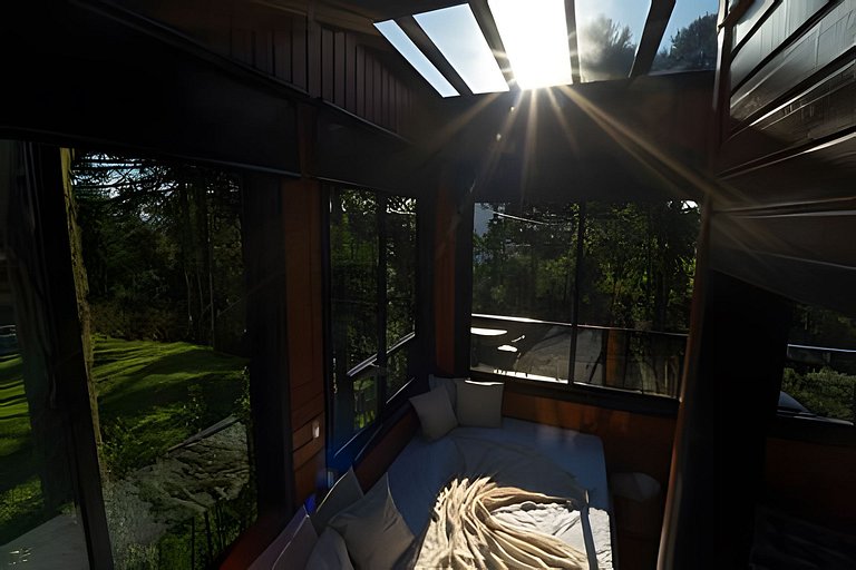 Cabana em Urubici com Banheira de Hidromassagem.