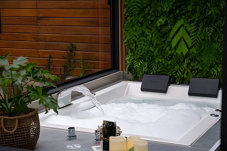 Cabana em Urubici com Banheira de Hidromassagem.