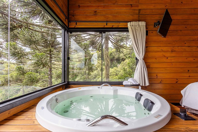Chalé Com Hidromassagem e Vista Para as Montanhas