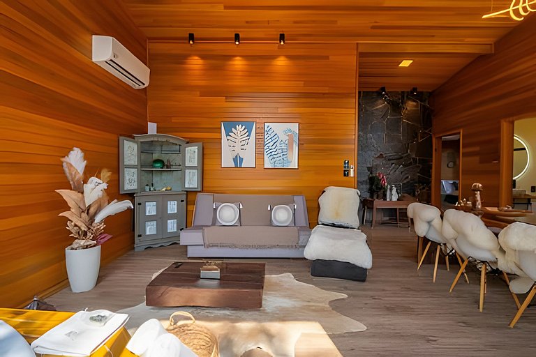 Cabana Imersa Na Natureza -  Conforto e Requinte.