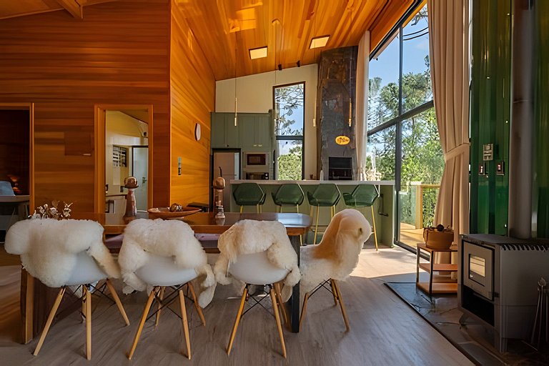 Cabana Imersa Na Natureza -  Conforto e Requinte.