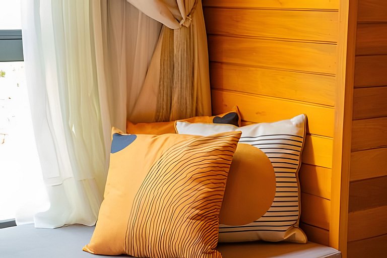 Cabana Imersa Na Natureza -  Conforto e Requinte.