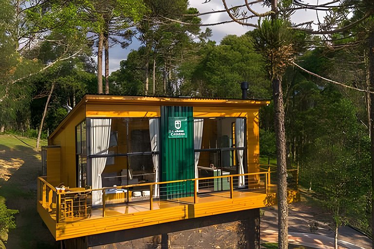 Cabana Imersa Na Natureza -  Conforto e Requinte.