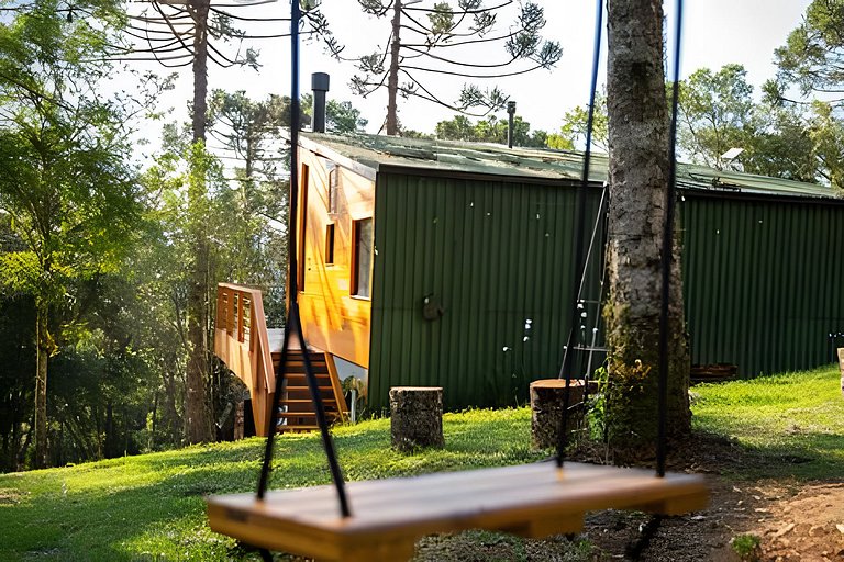 Cabana Imersa Na Natureza -  Conforto e Requinte.