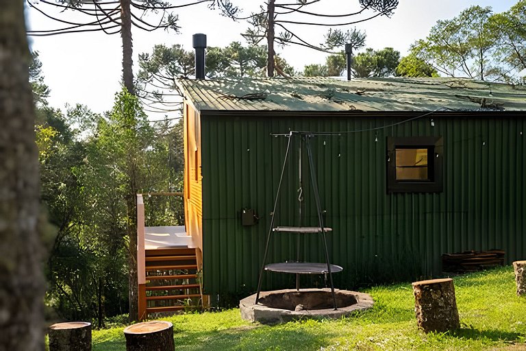 Cabana Imersa Na Natureza -  Conforto e Requinte.