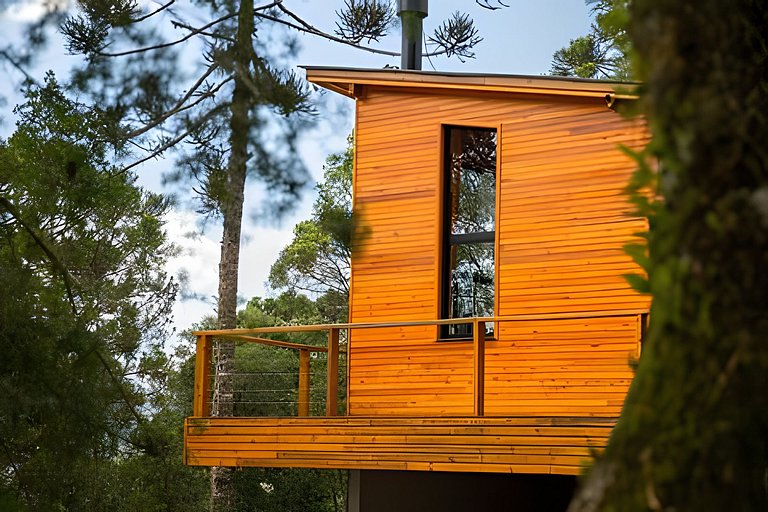Cabana Imersa Na Natureza -  Conforto e Requinte.