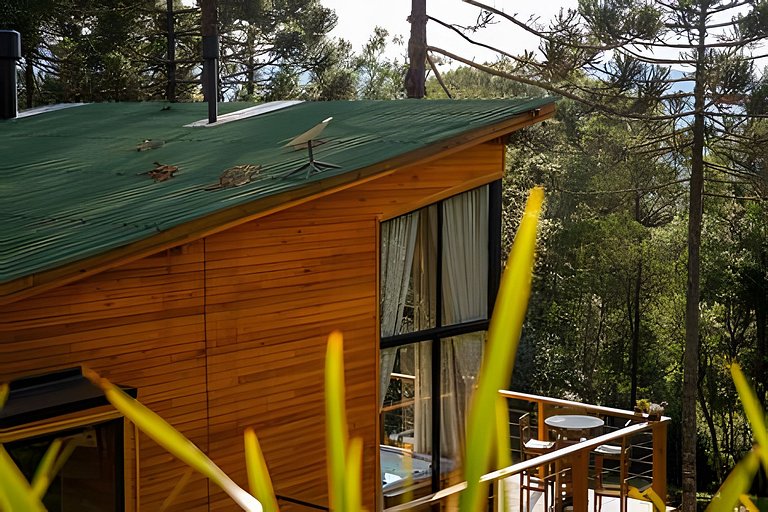 Cabana Imersa Na Natureza -  Conforto e Requinte.