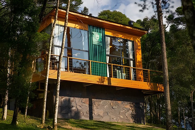 Cabana Imersa Na Natureza -  Conforto e Requinte.