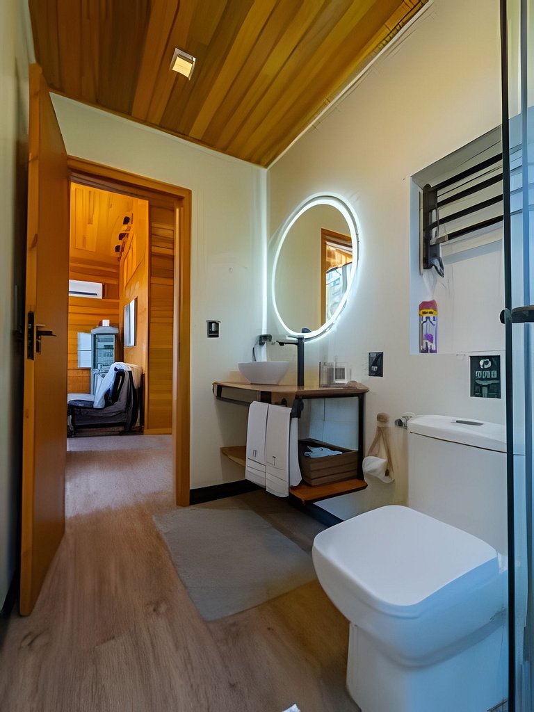 Cabana Imersa Na Natureza -  Conforto e Requinte.