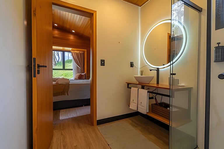 Cabana Imersa Na Natureza -  Conforto e Requinte.