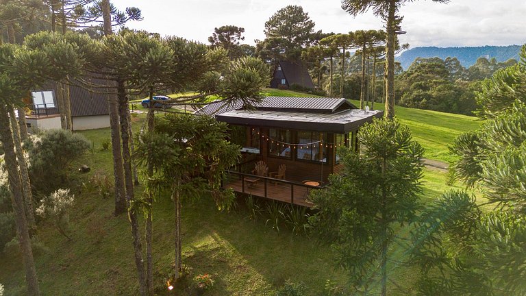 Cabana em Urubici com Banheira de Hidromassagem.