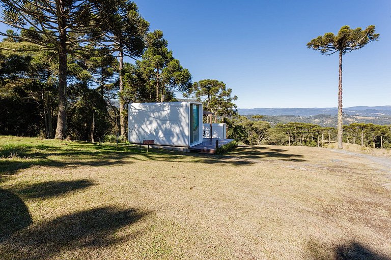 Cápsula Futurística Sol - Vista incrível.