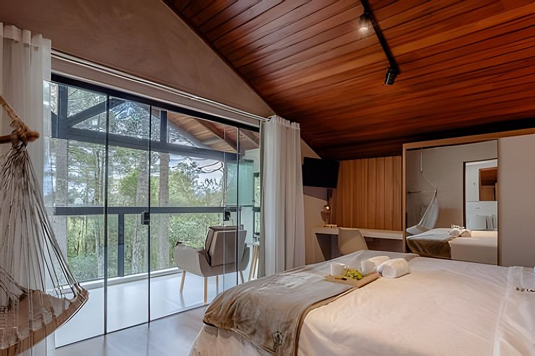 Linda Cabana Com Hidro, Lareira e Prox ao Centro.