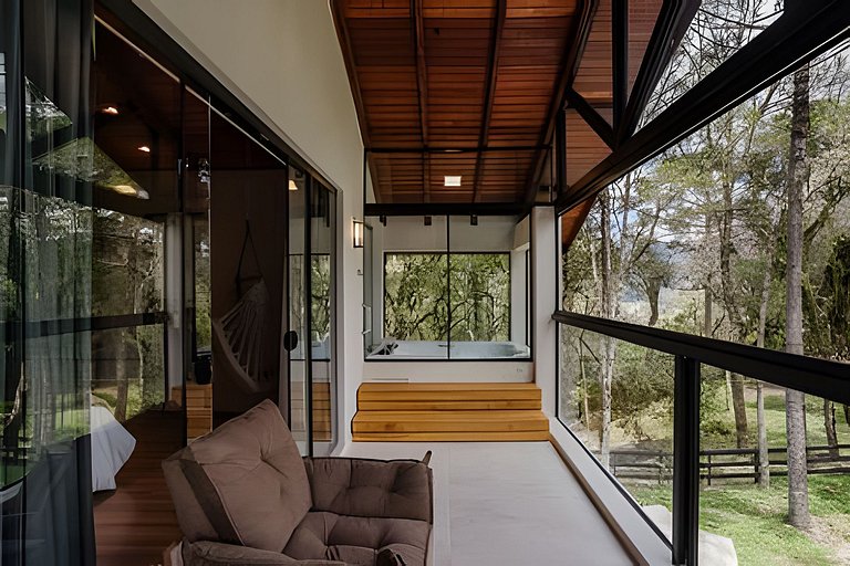 Lindo Chalé Com Lareira, Hidro e Próximo ao Centro