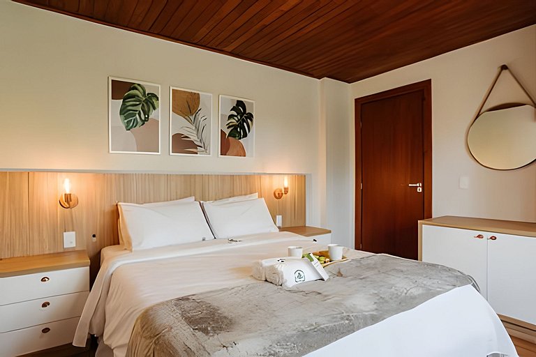 Linda Cabana Com Hidro, Lareira e Prox ao Centro.