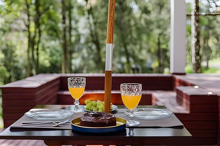 Linda Cabana Com Hidro, Lareira e Prox ao Centro.