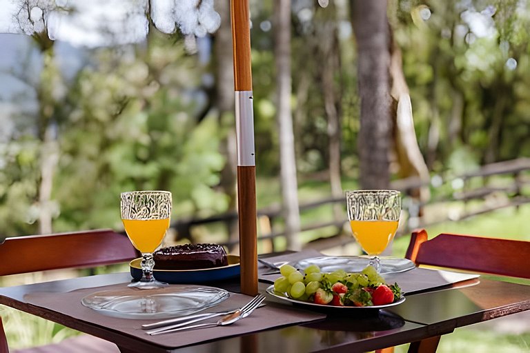 Linda Cabana Com Hidro, Lareira e Prox ao Centro.