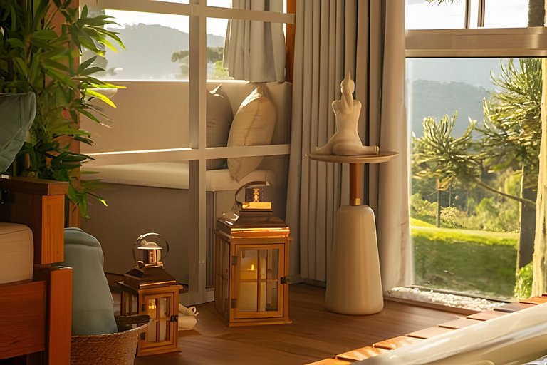Um Verdadeiro Refúgio com Hidro e Uma Linda Vista