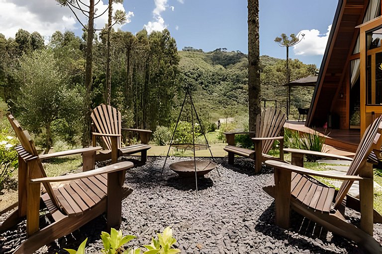 Chalé Premium Com Vista Para as Montanhas - VL001