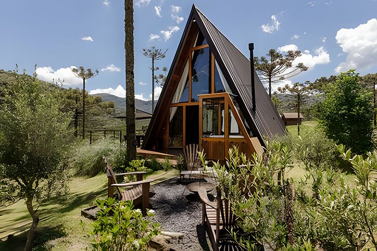 Chalé Premium Com Vista Para as Montanhas - VL001