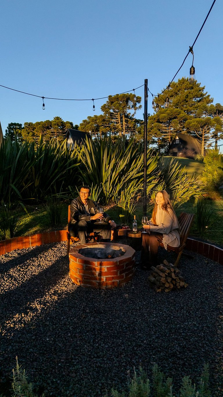 Cabana em Urubici com Banheira de Hidromassagem.