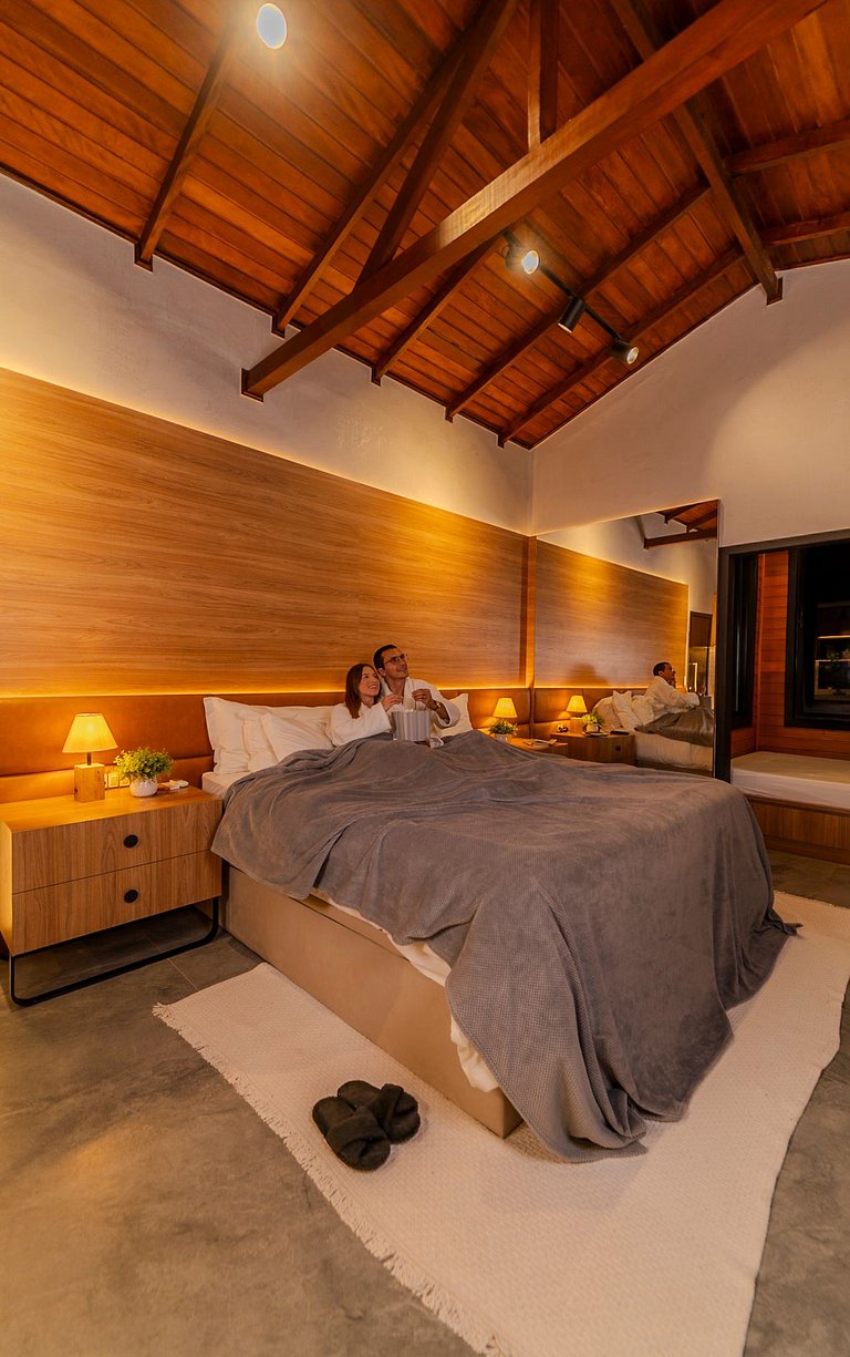 Cabana em Urubici com Banheira de Hidromassagem.