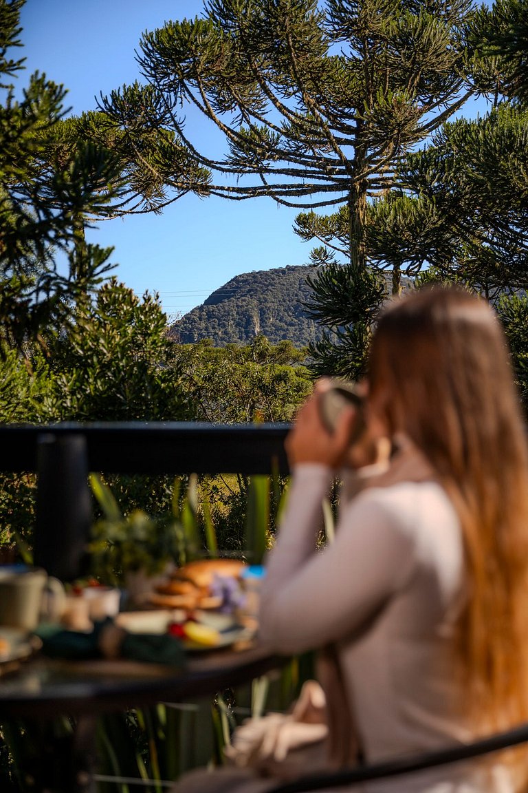 Cabana em Urubici com Banheira de Hidromassagem.
