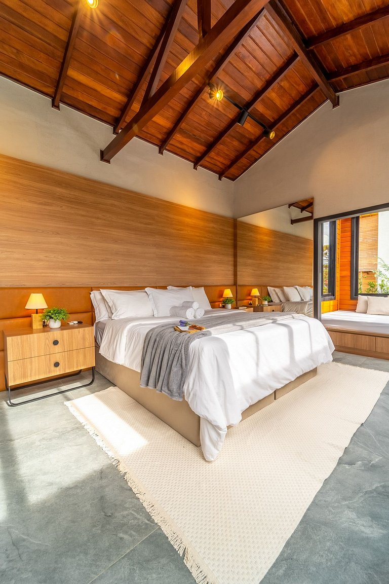 Cabana em Urubici com Banheira de Hidromassagem.