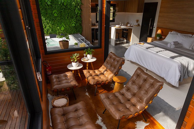 Cabana em Urubici com Banheira de Hidromassagem.